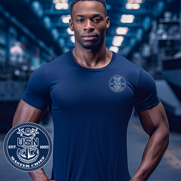 Navy Master Chief T-Shirt (White)